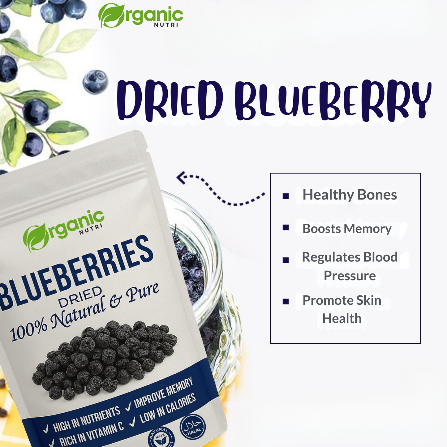 Dried Blueberries