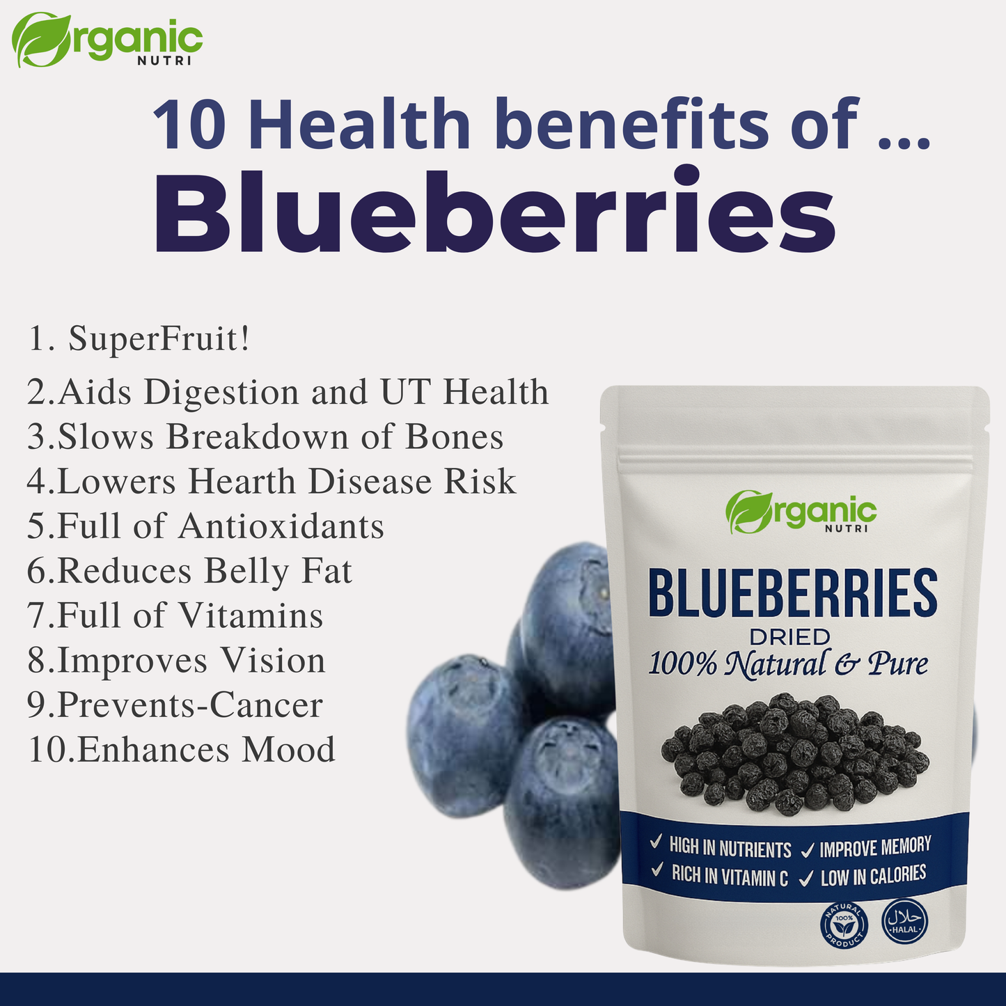 Dried Blueberries