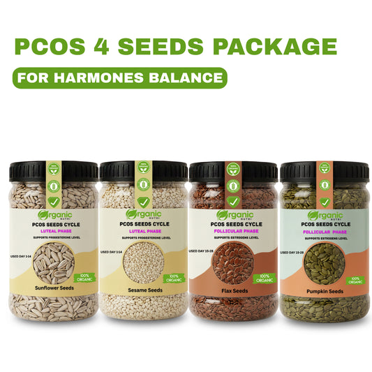 PCOS Seed Cycling 4 Seeds Package