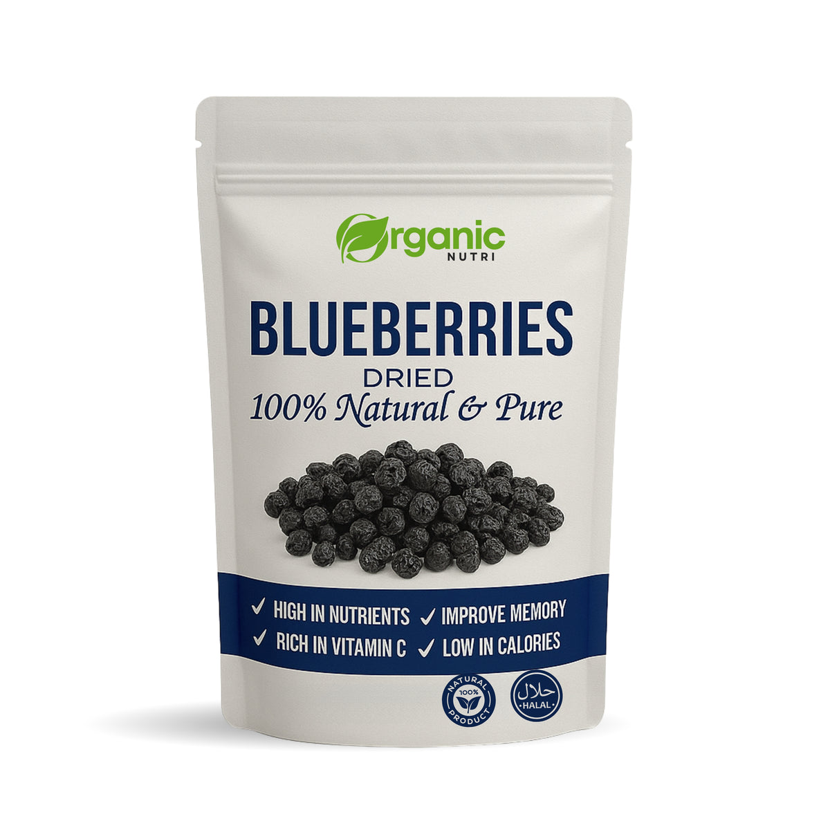 Dried Blueberries – Organic Nutri