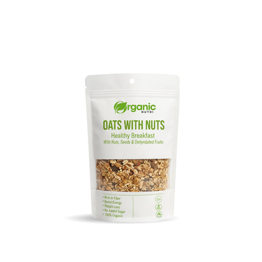 Oats with Nuts Healthy Breakfast