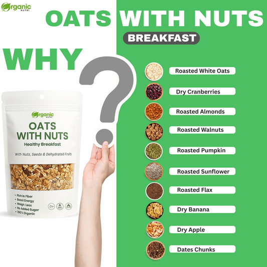 Oats with Nuts Healthy Breakfast