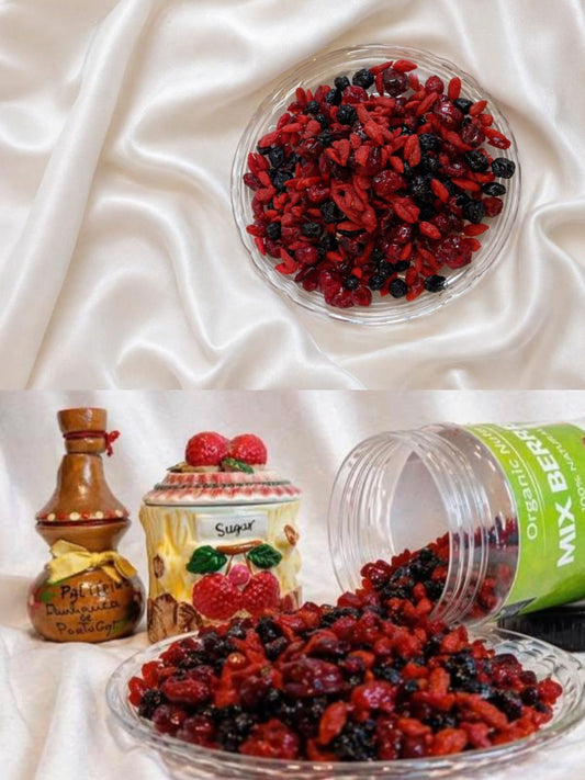 Dried Mixed Berries (Cranberries, Blueberries,Goji Berries)