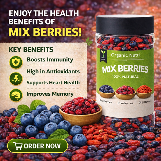Mixed Berries (Cranberries, Blueberries,Goji Berries)